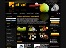 UniSport- design eshopové aplikace. Ve spolupráci s Web Revolution, s.r.o.